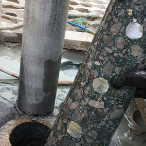 Mũi khoan lõi kim cương ướt/Khô 450mm cho bê tông M22 thanh thép ren gạch & khối để khoan giếng - Product Image 4