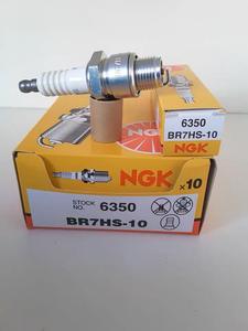 Candela originale originale NGK Marine Engine BPR7HS-10 6350 BPR7HS per Yamaha fuoribordo 175HP P175TLRV 1997 cilindro carter 2 - Product Image 4