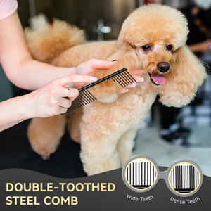 Nobleza professionale 6-in-1 440c 440C taglio capelli tondi forbici per cani per toelettatura e parrucchiere animali - Product Image 5