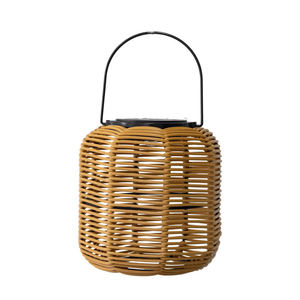 Outdoor Waterdichte Zuidoost-Aziatische Noordse Stijl Plastic Rotan Zonne-Energie Hangende Lantaarn Abs Solar Tuin Verlichting Voor Decoratie - Product Image 3