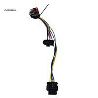 Rangkaian Kabel Utama Bodi Kendaraan, Kabel Panjang Multi-Cabang dengan Selubung Kepang, Kabel Kustom OEM 12V 24V