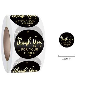 Etiquetas con Logotipo Impreso Personalizado para Empaquetado, Impresión de Etiquetas Adhesivas de Vinilo Resistentes al Agua, Etiquetas Redondas en Rollo - Product Image 3