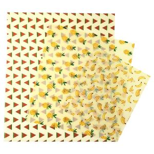 Zero Waste Eco Friendly Beeswax Food <strong>Wrap</strong> Reusable Custom Printed 1 Pcs Set Pack <strong>Bees</strong> <strong>Wax</strong> <strong>Wraps</strong> - Product Image 4