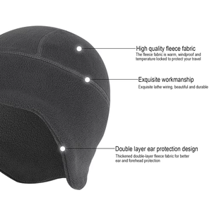 Bonnet d'hiver en polaire thermique pour hommes et femmes, bonnet à oreillettes, bonnet coupe-vent, chaud, extérieur, randonnée, cyclisme, <span class=keywords><strong>ski</strong></span>, couverture d'<span class=keywords><strong>oreille</strong></span> - Product Image 5