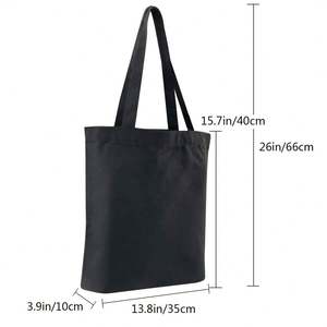 Bolsa de Compras de Algodón Orgánico Reutilizable y Reciclable con Logotipo Impreso en Serigrafía y Color Personalizado - Product Image 4