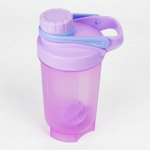 Botella Mezcladora de Proteínas Portátil con Logotipo Personalizado, Bajo MOQ, Libre de BPA, Botella de Agua de Plástico para Gimnasio, Fitness, Regalo para Gimnasio - Product Image 5