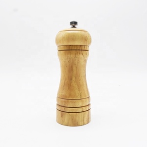 Wood Salt and Pepper Shakers Salt and Pepper Grinder Set With Adjustable Coarse <strong>Mills</strong> - Product Image 6