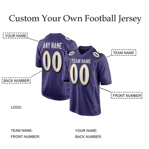Offre Spéciale nom d'équipe personnalisé Logo numéro impression séchage rapide collège maillot de football américain - Product Image 5