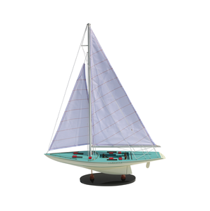 เรือใบไม้ทำมือ GIA NHIEN รุ่น Courageous สำหรับตกแต่งบ้านและสำนักงาน - Product Image 1