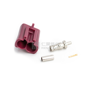 Conector RF Hembra Recto Doble FAKRA SMB D para RG316 RG174 1.5DS para Antena GSM - Product Image 4