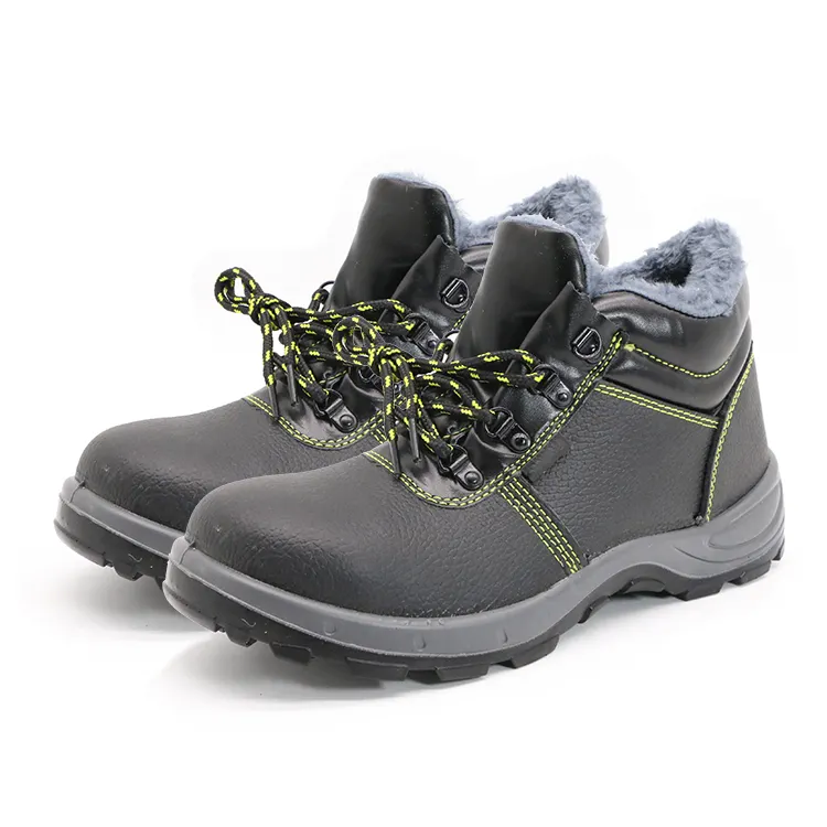 Eti safety low Price winter shoes cotton liner high ankle wind resistant waterproof safety boots shoes