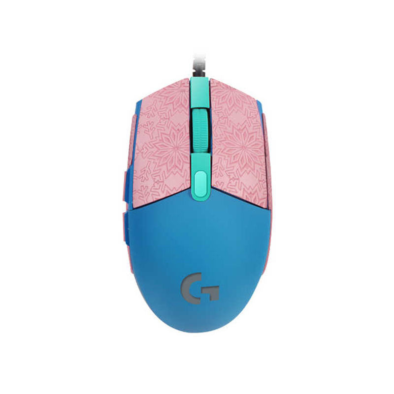 1pcs demi-pack souris autocollant-rose