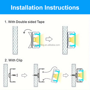 1509 10aw/BW đen anodized dẫn nhôm hồ sơ, dẫn dải ánh sáng nhôm đùn hồ sơ kênh với bộ khuếch tán - Product Image 5