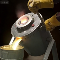 Four de fusion au propane GPL de 50 kg, fourneau à gaz robuste pour la fusion de l'or, de l'argent, de l'aluminium, du cuivre, de l'acier, avec creuset de fonderie liquéfié