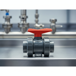 Válvula Georg Tipo 546 Pro DN25 JIS1" de PVC-U con Doble Sello EPDM y Manija Bloqueable para Uso Industrial - Product Image 5