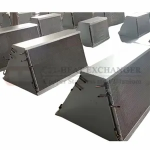 Paket koil Evaporator/gulungan microcannel aluminium untuk unit AC