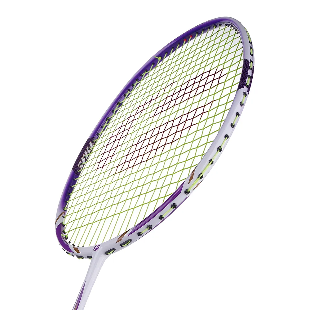 FLEX PRO yüksek kalite profesyonel badminton raketi kavrama karbon fiber 32-35LBS yüksek pound badminton raketi