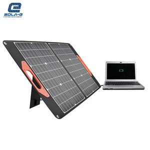 Cargadores Cho Máy Tính Xách Tay Pannelli Solare Tấm Năng Lượng Mặt Trời Di Động USB Type C 100W Bộ Sạc Tấm PV Có Thể Gập Lại Cho Pin Máy Tính Xách Tay - Product Image 1