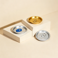 Capsules à anneau en aluminium personnalisées en gros, 202 Sot, pour couvercles de canettes de bière, de boissons et de boissons gazeuses, et pour scelleuses de canettes en aluminium et en PET