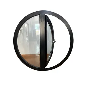 Hot Sell Aluminum Center Round Window Pivot Shape Hung Window Casement Windows