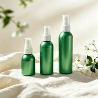 Flacon pulvérisateur de voyage personnalisé en PET 50-100 ml, flacon cosmétique en plastique pour huile essentielle, sérum, lotion et produits de beauté