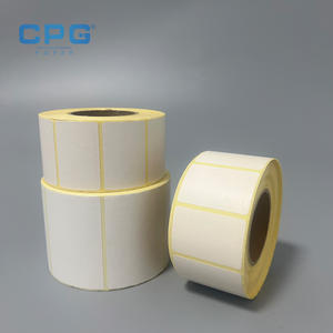 Thermal <b>Paper</b> Distributor Custom Wholesale Waterproof White Thermal Label Roll 4x6 Top Coated Thermal Shipping Labels Rolls - Product Image 1