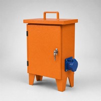 Boîte d'alimentation portable, boîte de prises électriques, boîte de distribution industrielle en plastique pour extérieur