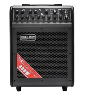 300-Watt Rechargeable Multifunction Acoustic Speaker Guitar Amplifier