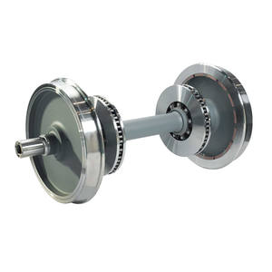 중국 최고의 가격으로 고품질의 기차 휠과 타이어 세트 - Product Image 2