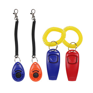 Clicker d'entraînement pour chien en matériau PP avec porte-clés pour l'entraînement du comportement et la pratique de l'obéissance des animaux de compagnie - Product Image 3