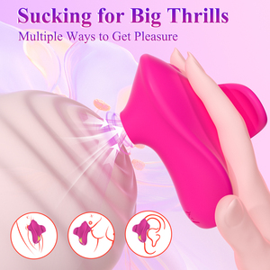 Dispositivo di stimolazione clitoridea femminile con controllo tramite app, 10 modalità di aspirazione per la stimolazione clitoridea, sex toy per coppie - Product Image 3