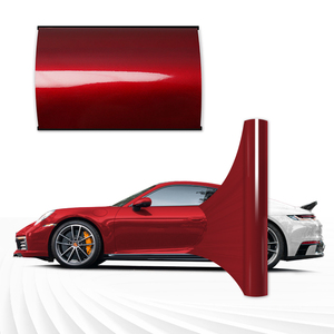 Película de envoltura de vinilo automotriz de Color de alto brillo de PVC PET más vendida, película de envoltura de coche, pegatina de vinilo para coche - Product Image 2