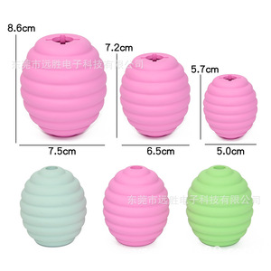 Jouet à mâcher pour animaux de compagnie, distributeur de friandises en caoutchouc en forme de baril, durable pour chiens, qualité alimentaire, grande taille - Product Image 3
