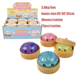 Juguete Blandito <span class=keywords><strong>de</strong></span> Espuma con Purpurina Kawaii <span class=keywords><strong>de</strong></span> 8.5CM/3.4 Pulgadas, Diseño <span class=keywords><strong>de</strong></span> Bollo al Vapor <span class=keywords><strong>de</strong></span> Anime, Juguete Taba, <span class=keywords><strong>Regalo</strong></span> Misterioso Suave - Product Image 2