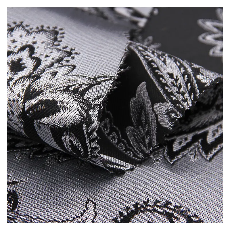 Парча жаккардовая ткань высокой плотности пчелы 66 "полиэстер материал шитья женское платье из Ткани в стиле пэчворк ткани