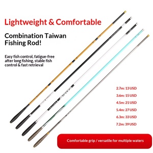Canna da Feeder in Carbonio con Manico in EVA a 37 Sezioni per Carpe e Carassi, Leggera e Rigida, Pieghevole, 110cm, Misure 2.7m-7.2m - Product Image 2