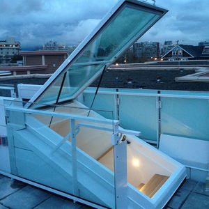 우나 스마트 홈 리빙 알루미늄 채광창은 날씨와 시간에 따라 자동으로 조절되어 완벽한 실내 기후와 조명을 제공합니다. - Product Image 1