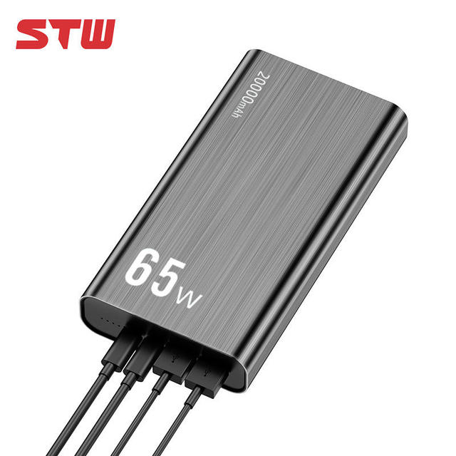 STW 65w 100w 140w High Capacity Phone Powerbank Case Portable Fast Charge Big Laptop Power Bank