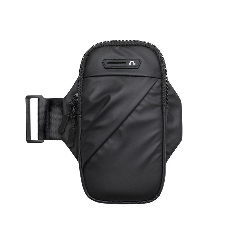 Hot Sale New PU Sports Running Phone Arm Bag Summer Large Capacity Splashproof Slanted Design Zipper Closure Gift