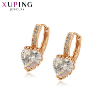 Boucles d'oreilles creuses Xuping 96848, bijoux fantaisie à crochet pour femmes