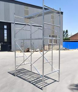 Système de cadre d'échafaudage à structure soudée, échafaudage en H pour la construction - Product Image 1