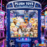 Poupée en peluche mignonne et kawaii de 8 pouces, très demandée, pour machine à griffes, prix d'arcade, vente en gros, meilleur cadeau