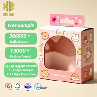 Scatole di Carta Personalizzate per Giocattoli per Bambini, Stampate a Colori, in Materiali Riciclati, Pieghevoli, con Laminazione Opaca, Goffratura e Finestra in Plastica
