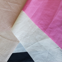 Tissu Popeline 100% Coton Uni Effet Soie 60S*60S 110*110 Respirant Léger Raffiné Tissé pour Chemises Jupes Robes