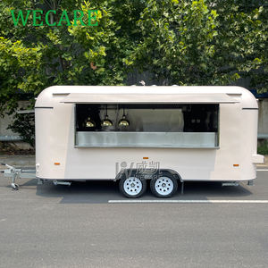 WECARE נייד נקניקיות סופגנייה סלאש קפה קרוואן BBQ פיצה גלידת משאית מזון חנות מזון רמולק משאית מזון קרוואן מצויד במלואו - Product Image 2
