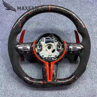 Volant sport personnalisé en fibre de carbone pour BMW F30 F10 Série 3 Série 5 X5 X6 E90 E92 M3 M5 E46 F20 F12 F80 F82 avec éclairage LED