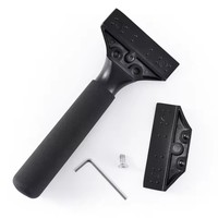 Grattoir à glace pour voiture avec poignée en plastique, pelle à neige, raclette pour vitres et outil de nettoyage pour cuisine/salle de bain, raclette B54