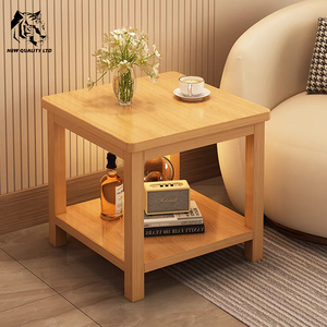 Mesa de Centro de Madera Sólida, Diseño Moderno, Ecológica, para Sala de Estar, Precio Competitivo, Disponible en Stock, Envío Inmediato, Personalizable, Suministro de Fábrica - Product Image 5