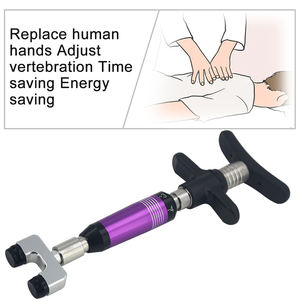 300N pistol pijat tubuh, alat pijat penghilang nyeri terapi koreksi tulang belakang Manual pemijat punggung - Product Image 6
