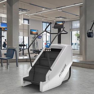 YG -C003-2  Escalier d'entraînement <span class=keywords><strong>cardio</strong></span> WiFi avec écran tactile LCD, vidéo et musique pour équipement de salle de sport à domicile - Product Image 2